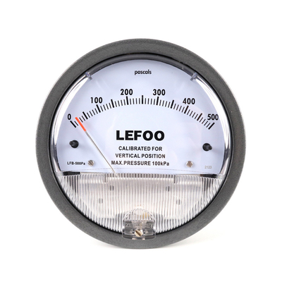 High Precision Air Differential Pressure HVAC LEFOO Pressure Differential Pressure Gauge Industrial Vacuum Pressure Gauge
